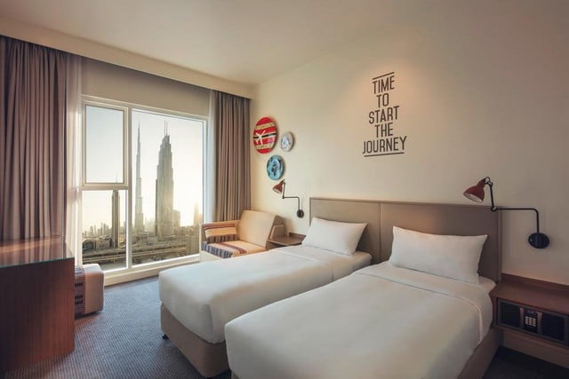 فنادق دبي النافورة